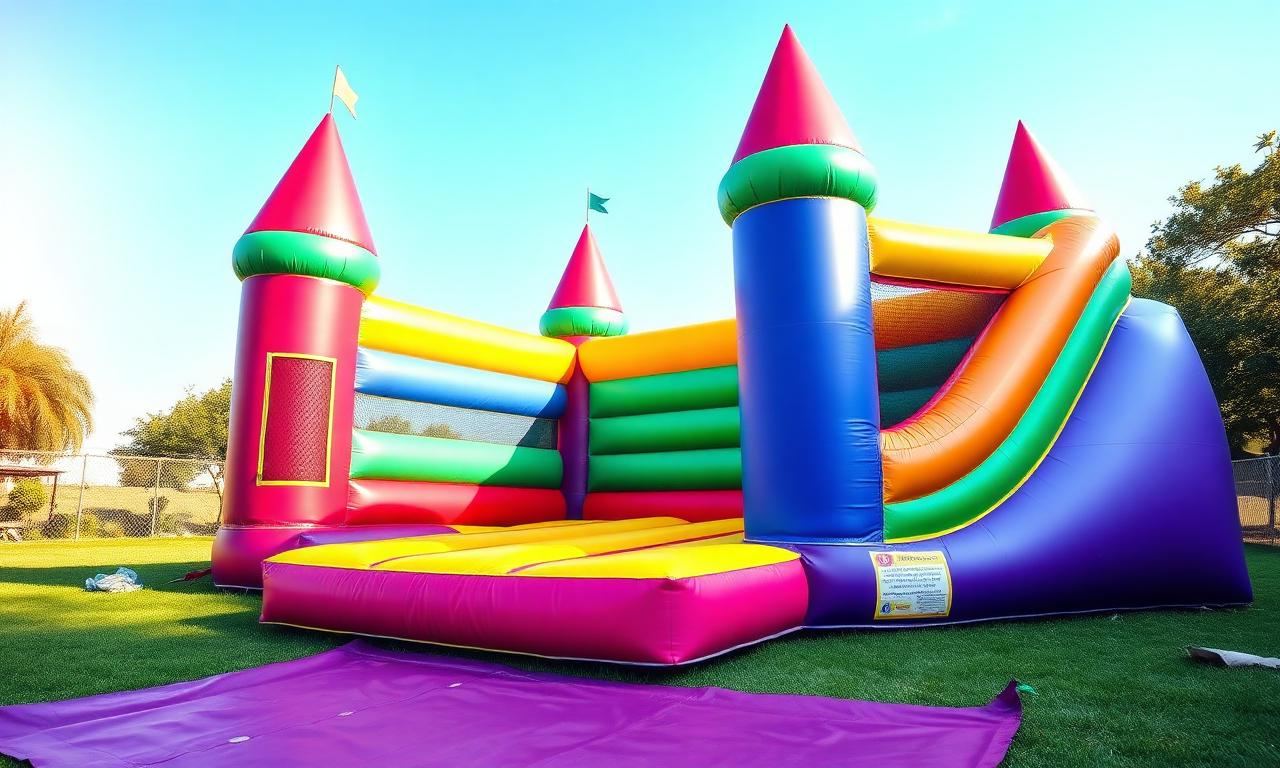 Park Birthdays party rental setup